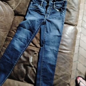 American Eagle Outfitters Dark Blue Skinny Jeans Size 2